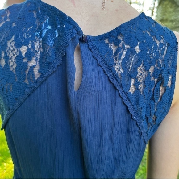 VERO Moda Blue Dress Size XS - Picture 4 of 7